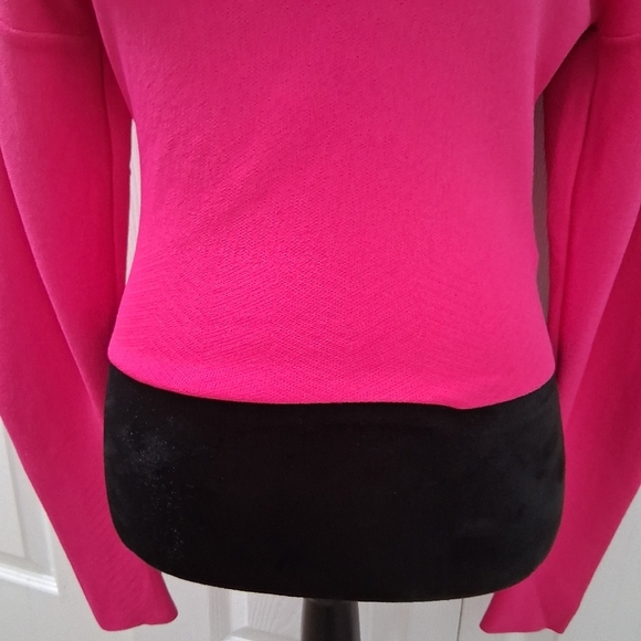 Esteban Cortazar Hot Pink Pullover Sweater Size M - Picture 5 of 12